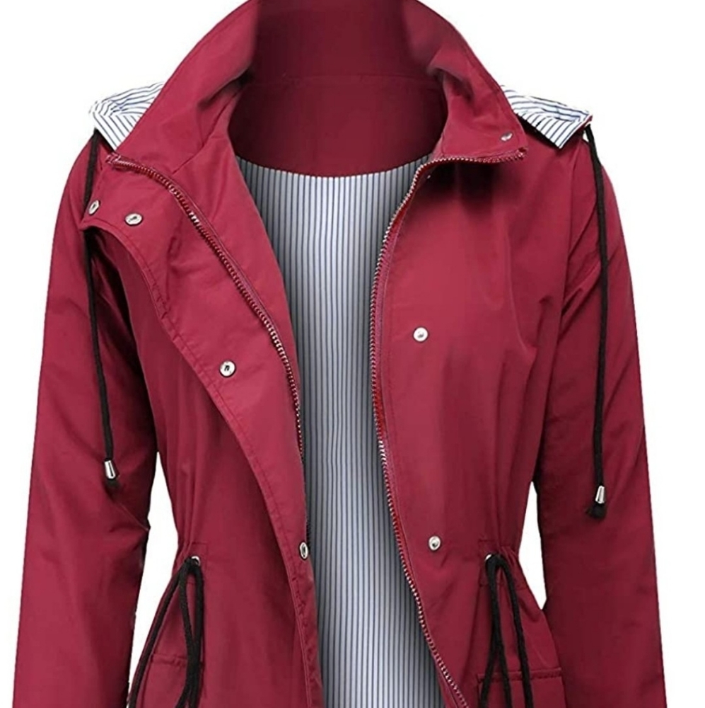 Red rain jacket ❤